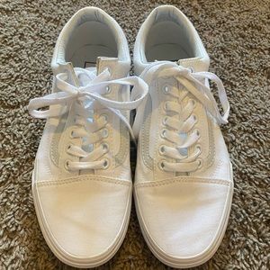 White vans Canvas old school